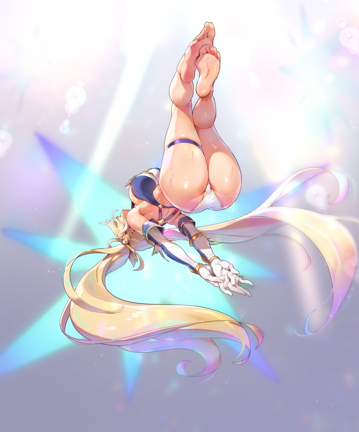 ass bradamante_(fate) fate/grand_order feet garter leotard muloli