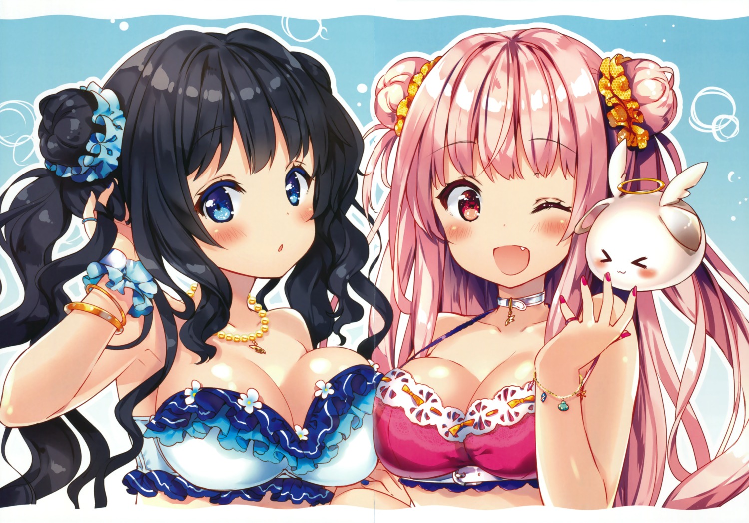 bikini_top cleavage crease eterna luanastia_fluegel rianastia_fluegel riichu swimsuits symmetrical_docking