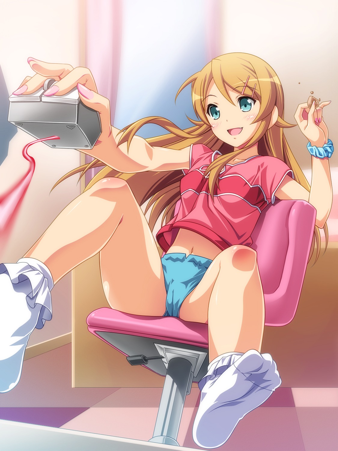 cameltoe feet kousaka_kirino ore_no_imouto_ga_konnani_kawaii_wake_ga_nai rakujin