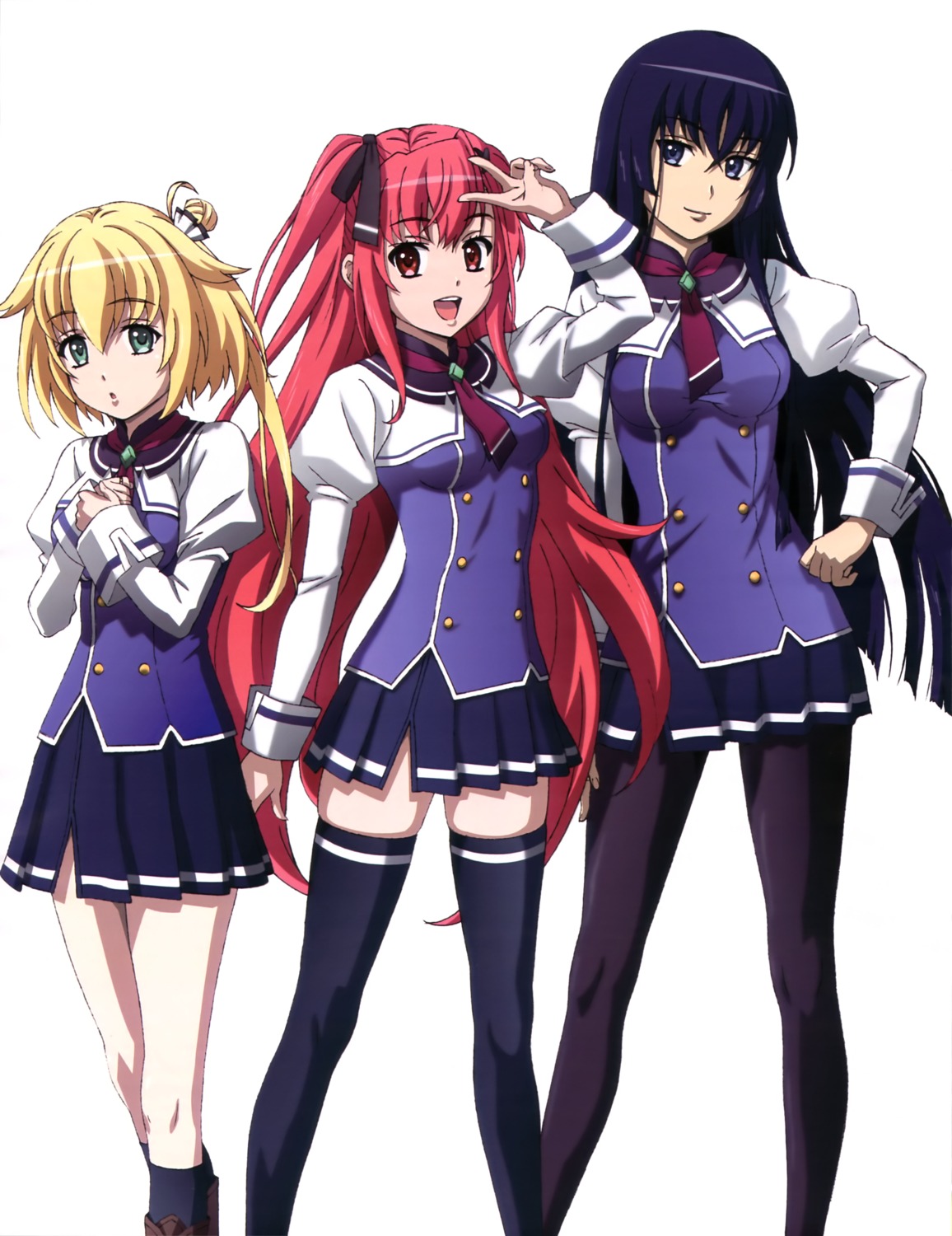 lecty eisenach, misora whitale, and rico flamel (kuusen madoushi kouhosei  no kyoukan)