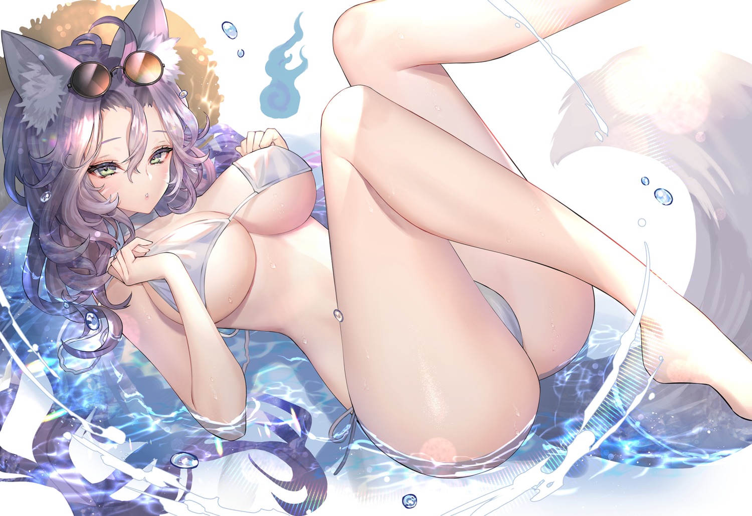 animal_ears bikini hitowa swimsuits