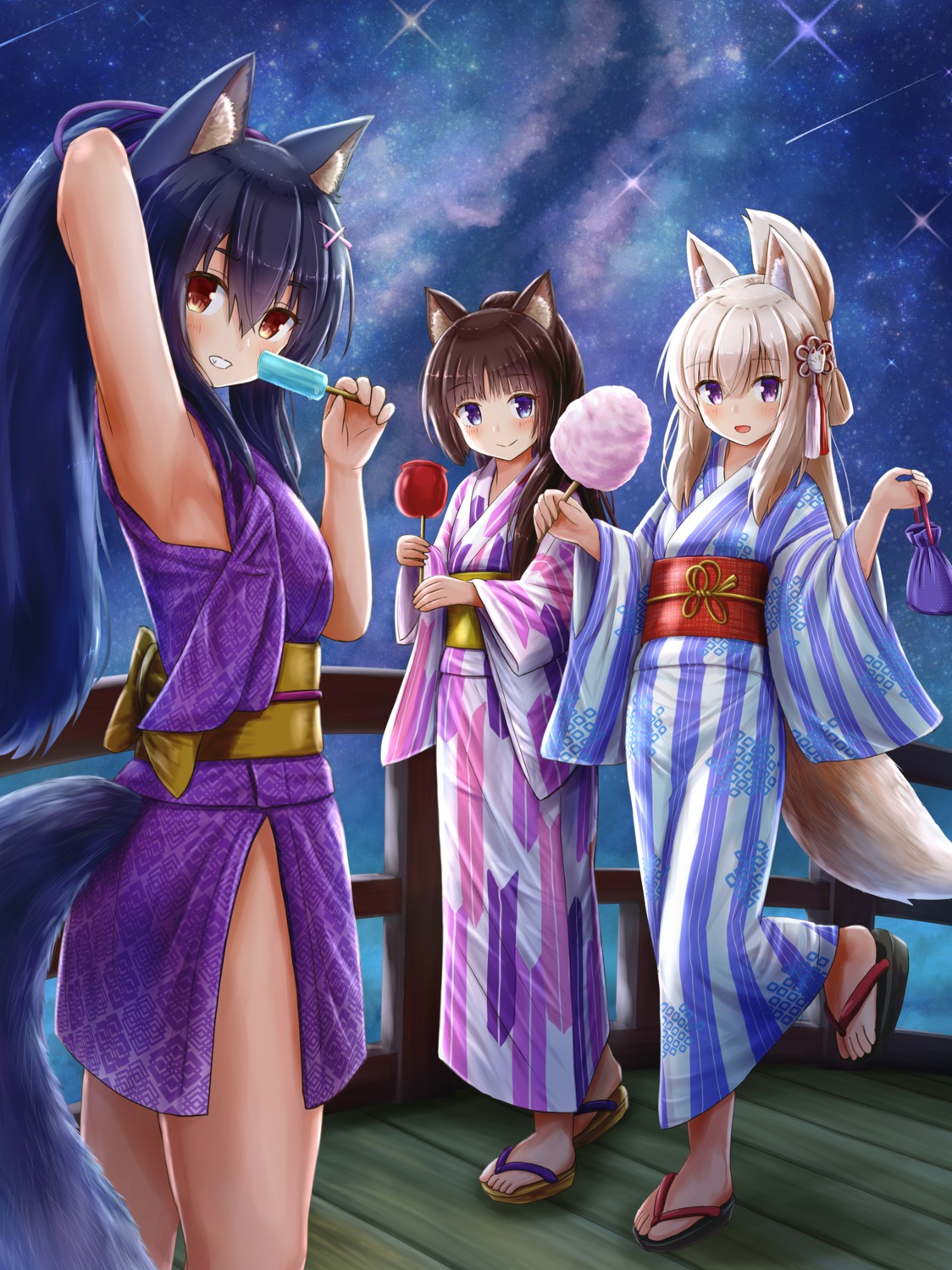 animal_ears iroha_(iroha_matsurika) japanese_clothes kitsune tail yukata