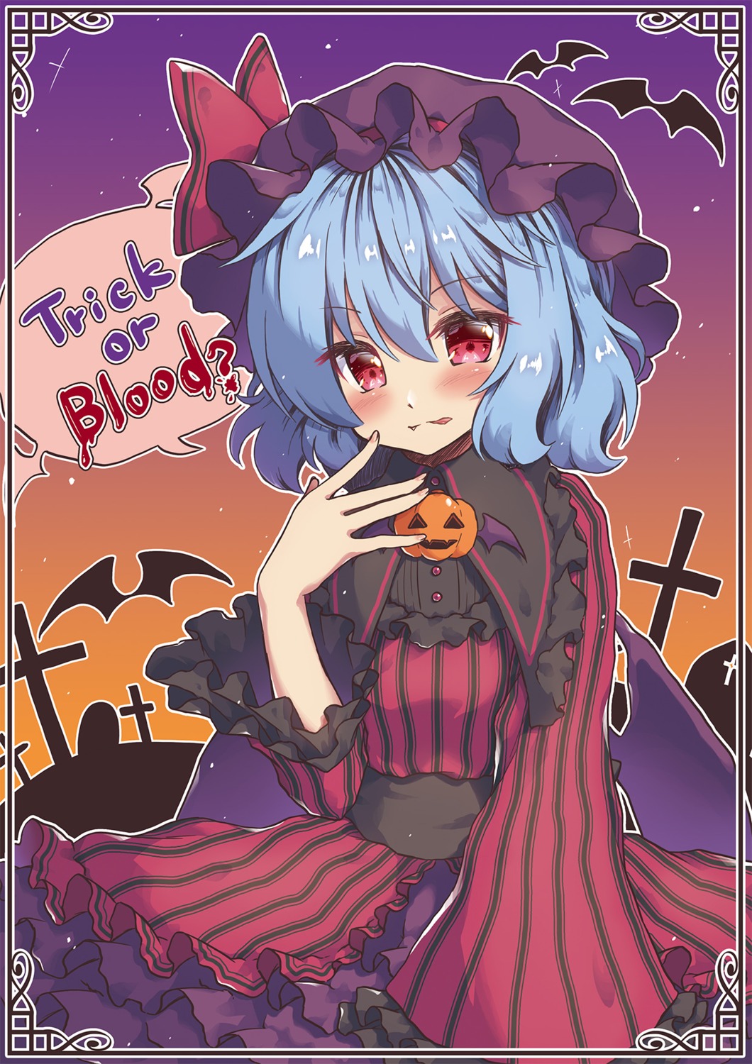 beni_kurage dress halloween remilia_scarlet touhou wings