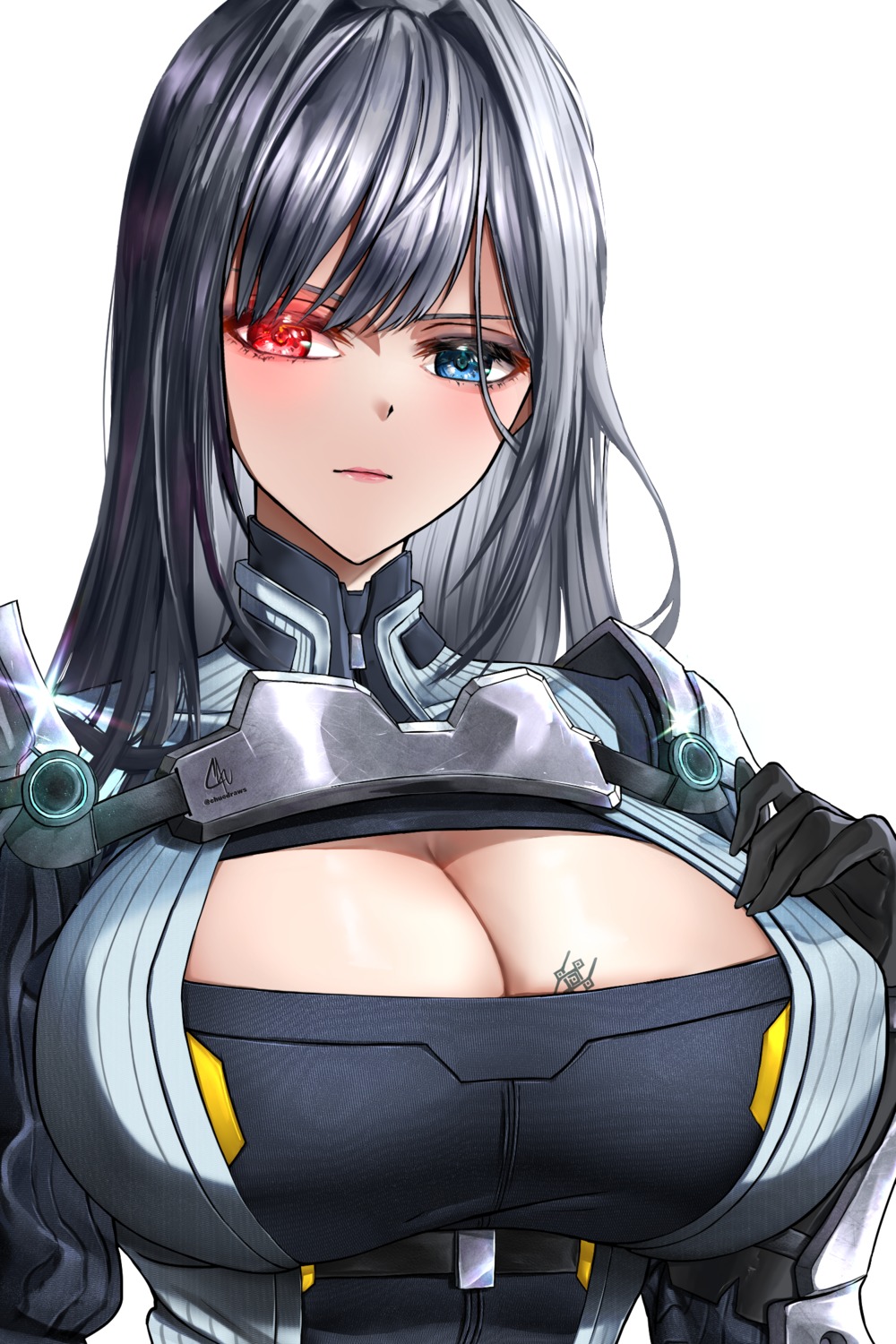 chu-e ethel heterochromia no_bra tattoo xenoblade xenoblade_chronicles_3