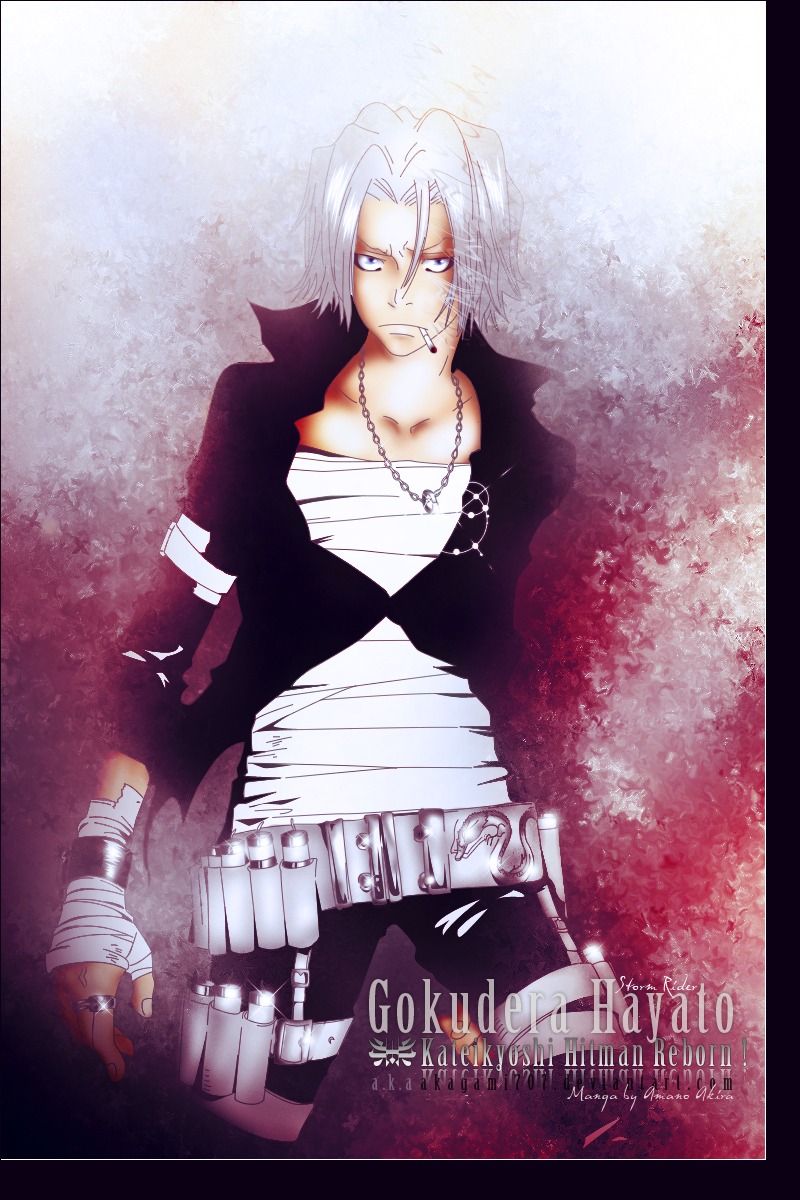 gokudera_hayato katekyo_hitman_reborn! male tagme watermark