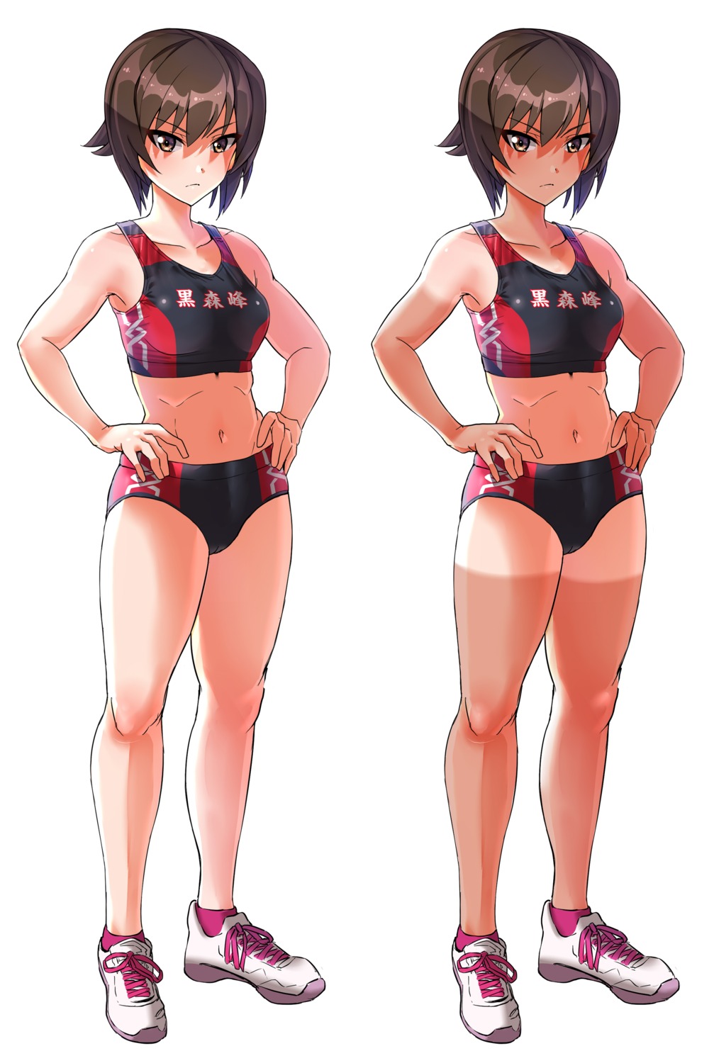 buruma girls_und_panzer gym_uniform kilesha nishizumi_maho