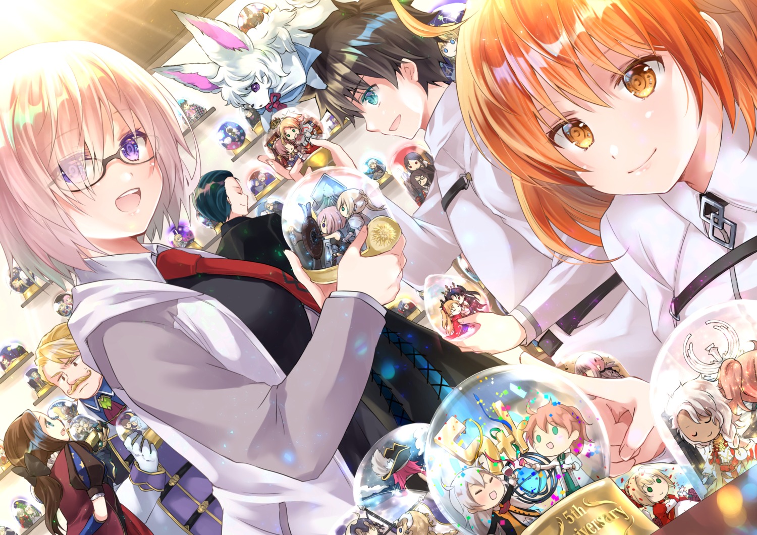 abigail_williams_(fate) amakusa_shirou_(fate) anastasia_romanov astolfo_(fate) bedivere_(fsn) brynhildr_(fate/grand_order) caenis_(fate/grand_order) chevalier_d'eon_(fate/grand_order) chibi consort_yu_(fate/grand_order) ereshkigal_(fate/grand_order) fate/grand_order florence_nightingale_(fate) francis_drake_(fate/grand_order) frankenstein's_monster_(fate) fujimaru_ritsuka_(female) fujimura_ritsuka iroha_(shiki) ishtar_(fate/grand_order) james_moriarty_(fate/grand_order) jeanne_d'arc jeanne_d'arc_(alter)_(fate) jeanne_d'arc_(fate) jeanne_d'arc_alter_santa_lily kadoc_zemlupus kirschtaria_wodime leonardo_da_vinci_(fate/grand_order) mash_kyrielight megane miyamoto_musashi_(fate/grand_order) mordred_(fate) olga_marie_animusphere romani_archaman saber_extra sasaki_kojirou scathach_(fate/grand_order) sherlock_holmes_(fate/grand_order) sigurd_(fate/grand_order) solomon_(fate/grand_order)