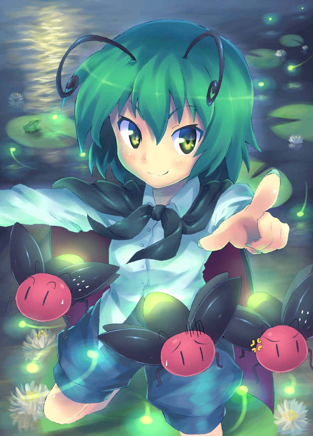 orita_enpitsu touhou wriggle_nightbug