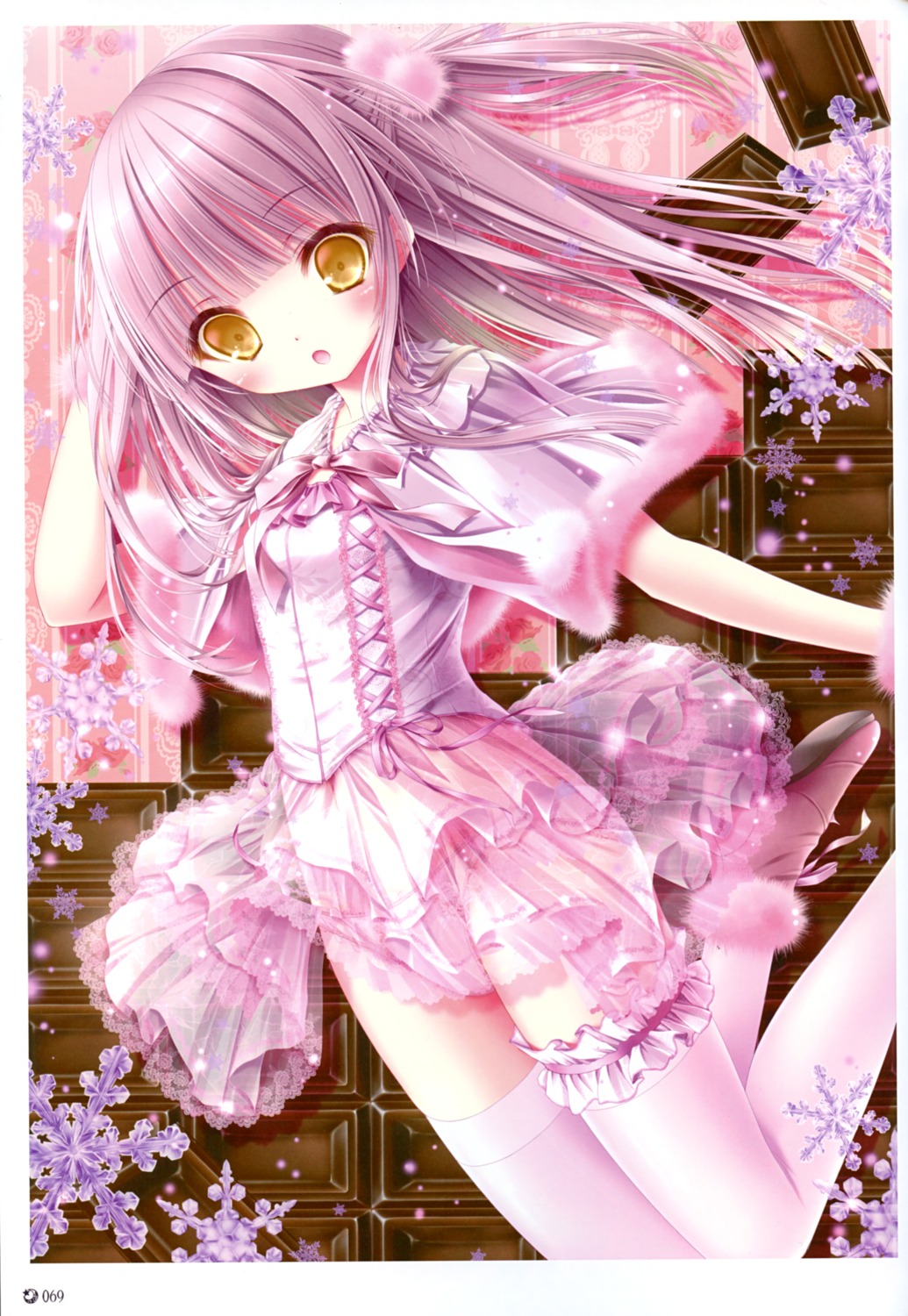 dress garter gothic_lolita lolita_fashion pantsu see_through thighhighs tinkle