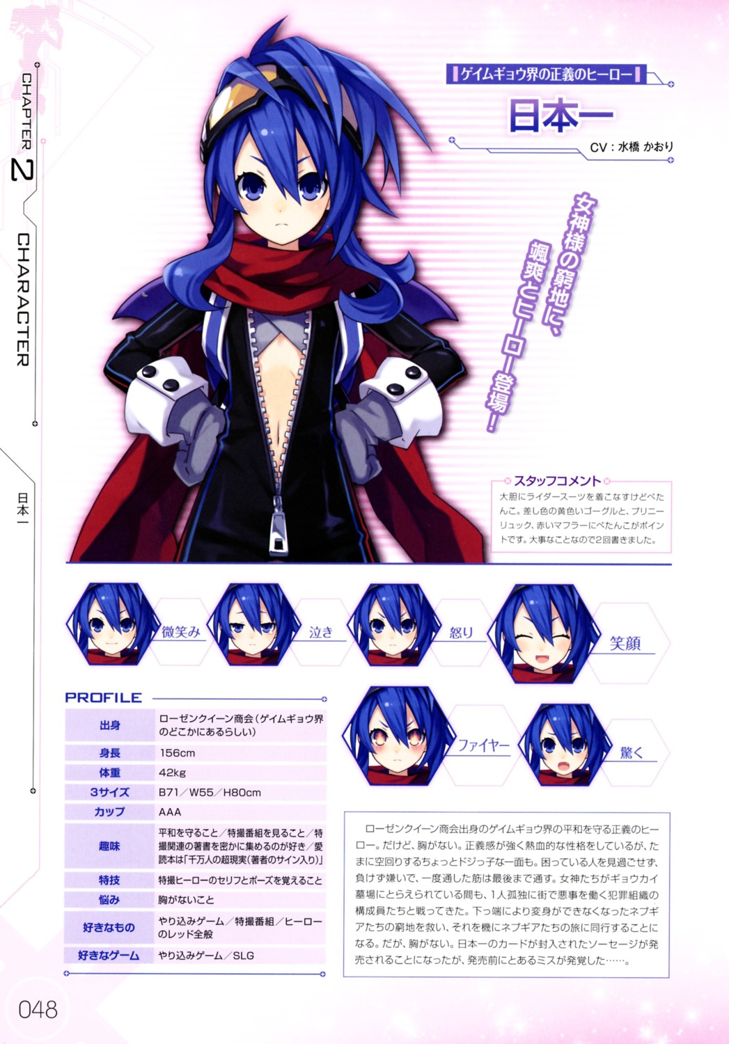 choujigen_game_neptune choujigen_game_neptune_mk2 expression nippon_ichi_(choujigen_game_neptune) profile_page tsunako