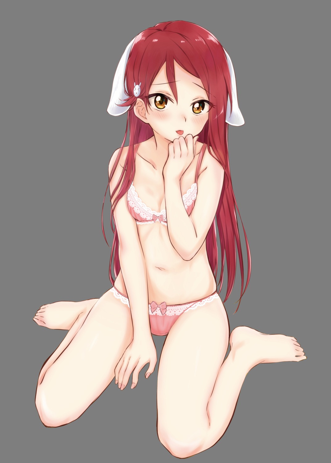 bra breast_hold cleavage kitakujikan love_live!_sunshine!! pantsu sakurauchi_riko transparent_png