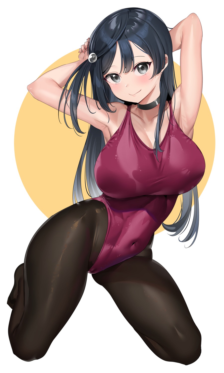 cameltoe cleavage leotard love_live!_nijigasaki_high_school_idol_club pantyhose tem10 yuuki_setsuna