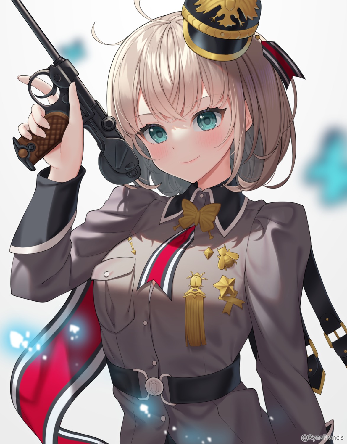 c-93_(girls_frontline) girls_frontline gun rynzfrancis uniform