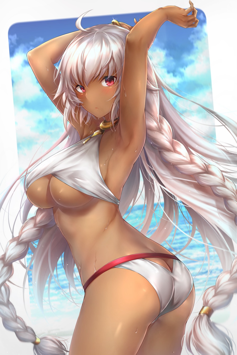 ass bikini fate/grand_order lakshmibai_(fate/grand_order) rei_kun swimsuits