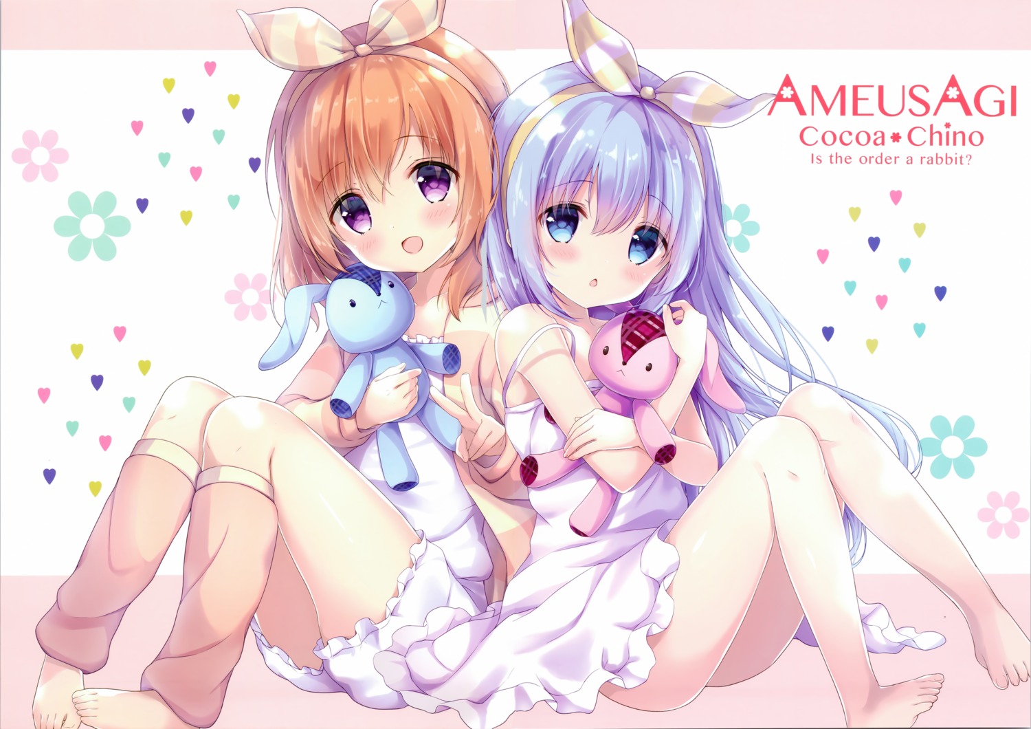 ame_usagi amedama_con bloomers dress feet gochuumon_wa_usagi_desu_ka? hoto_cocoa kafuu_chino summer_dress