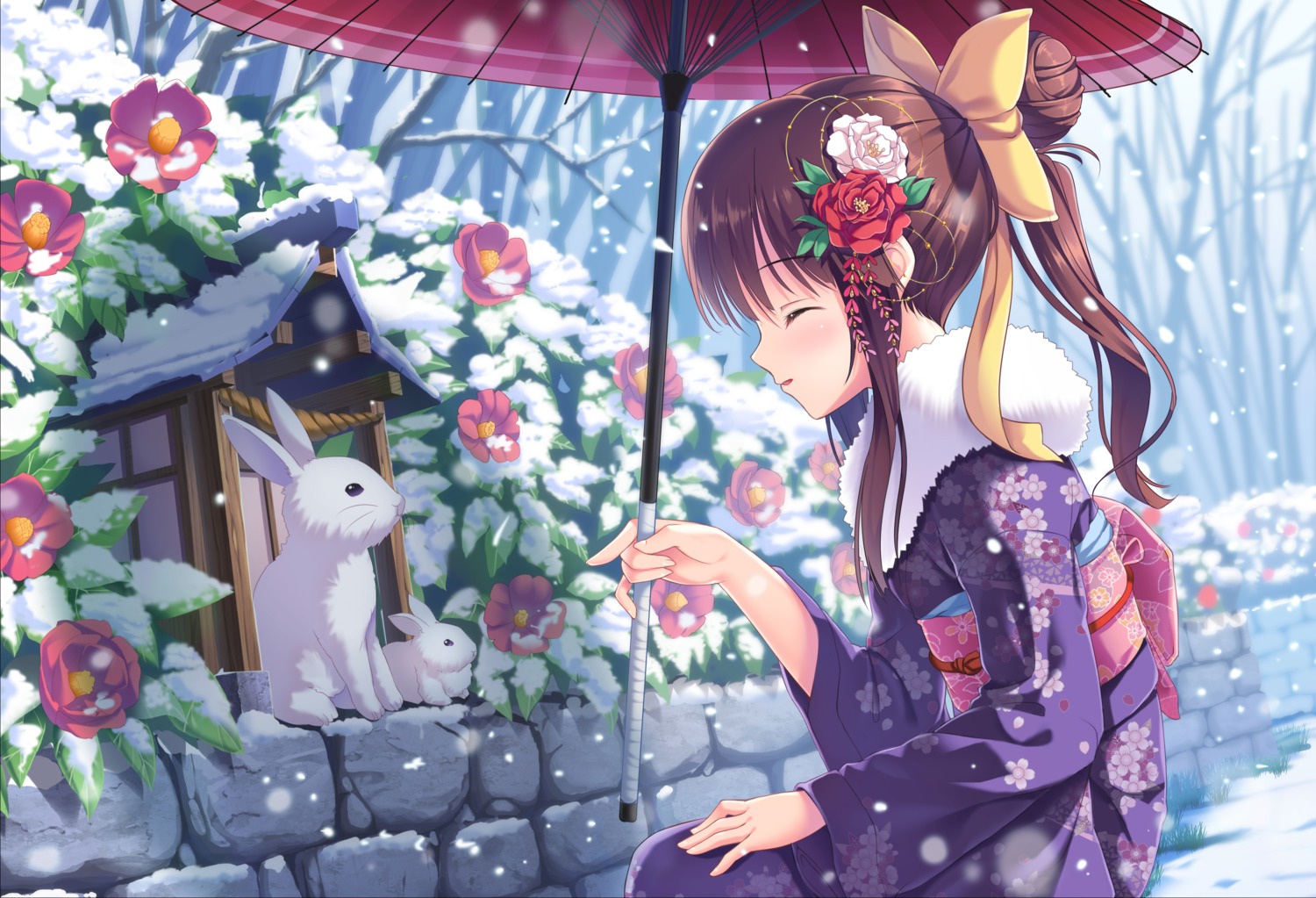 kimono tonchan umbrella