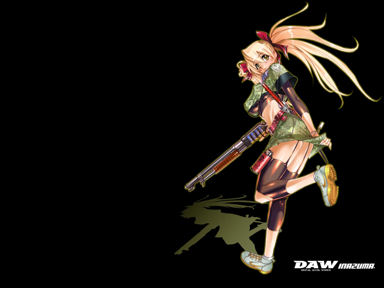 digital_accel_works erect_nipples gun inazuma stockings sword thighhighs uniform wallpaper