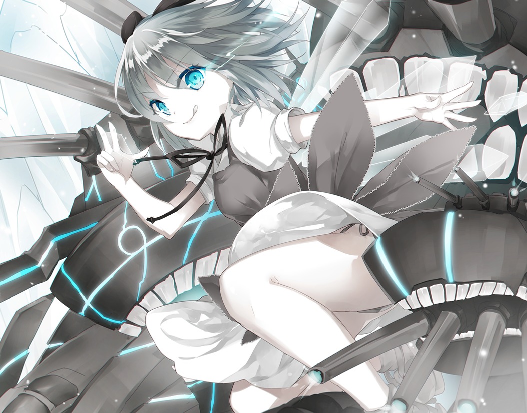 cirno kantai_collection pantsu shiyun string_panties touhou