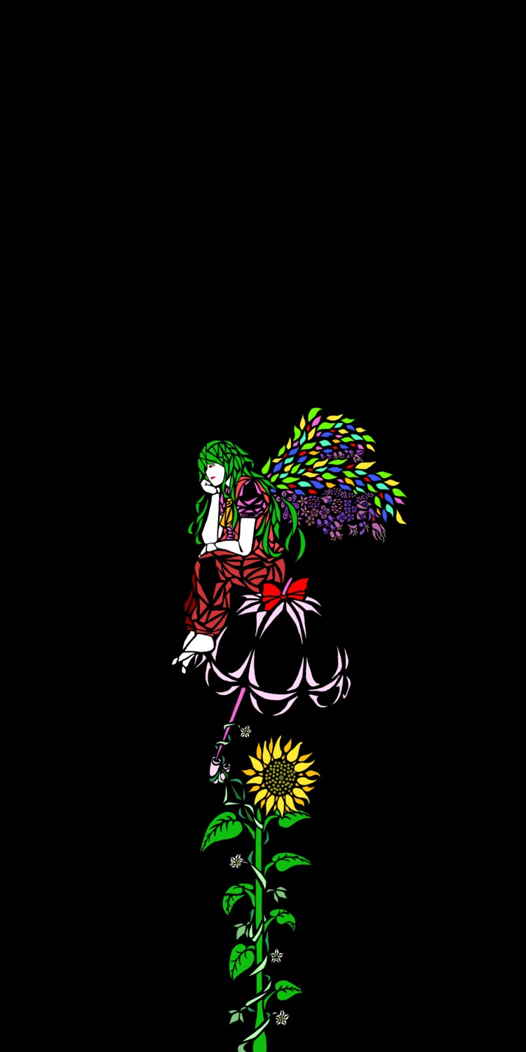 kazami_yuuka row touhou wings