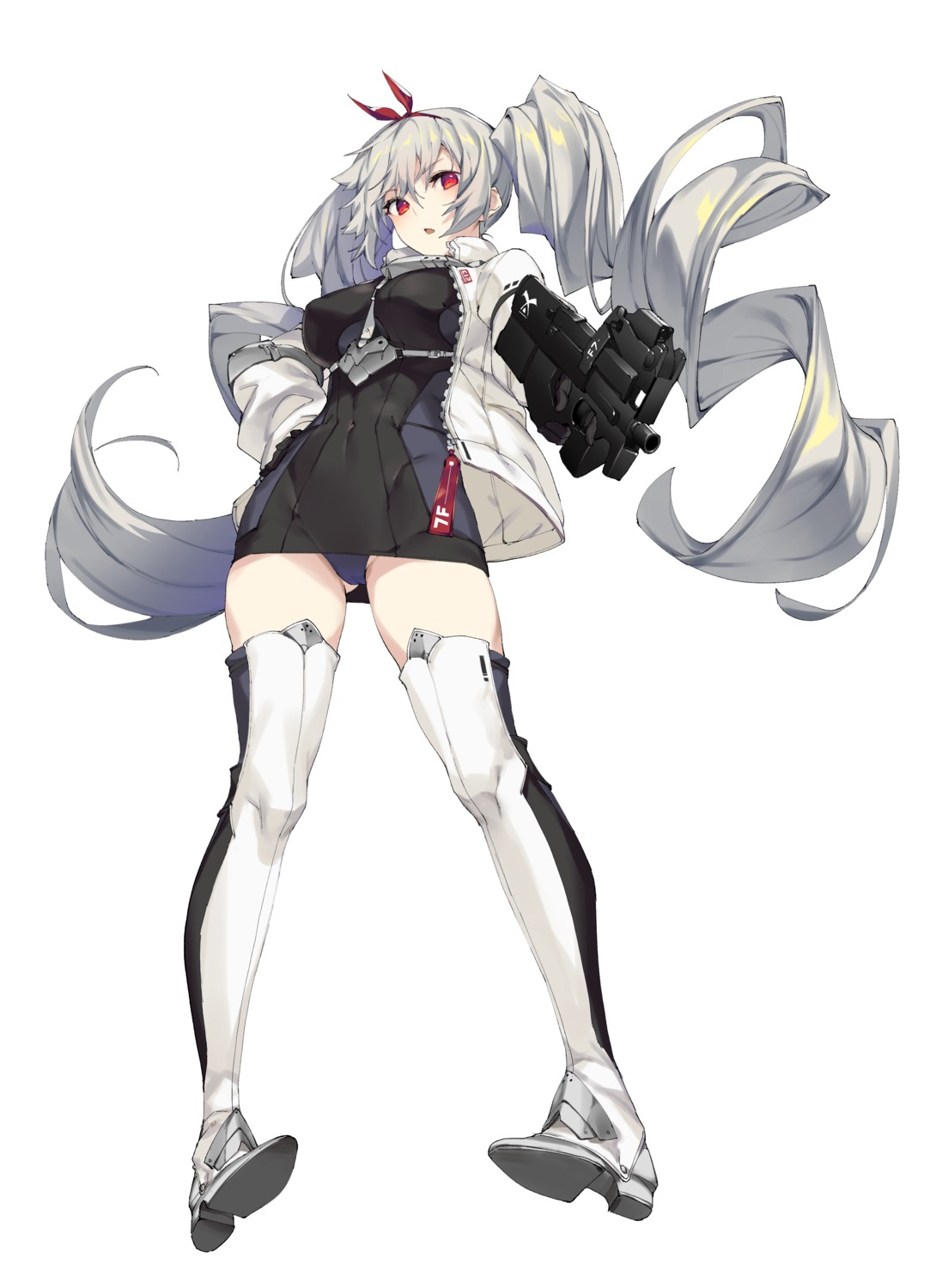 gun ikomochi pantsu thighhighs