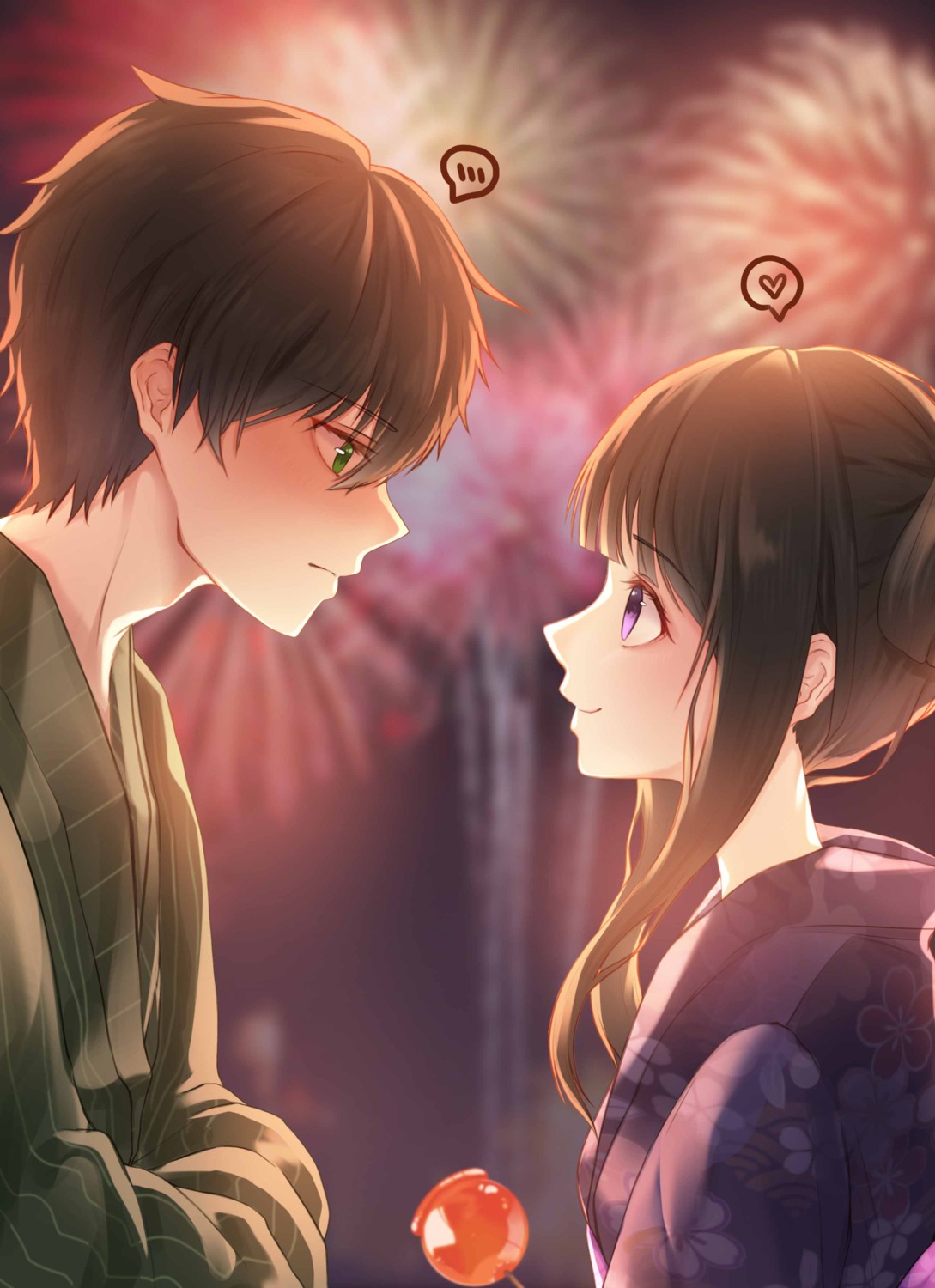 chitanda_eru gya_(144) hyouka oreki_houtarou yukata