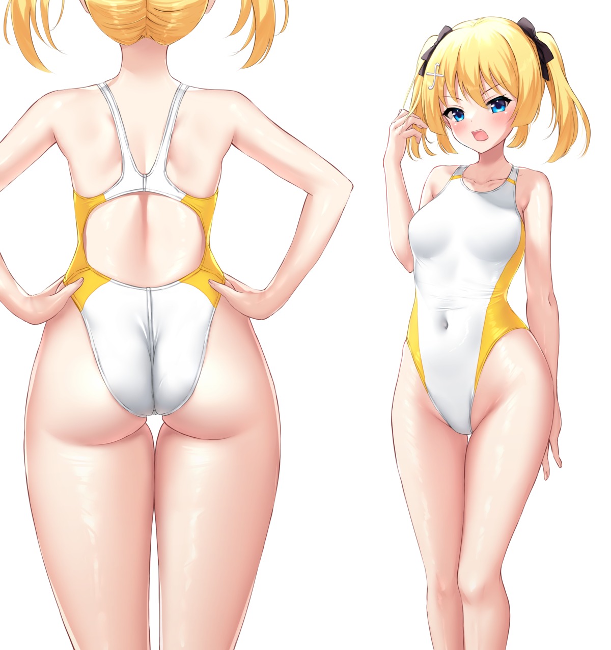 ass battle_girl_high_school kougami_kanon ncontrail_(mgax7527) swimsuits