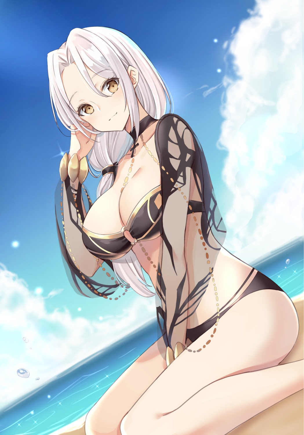 bikini carmilla_(fate/grand_order) fate/grand_order see_through swimsuits yuzu-aki