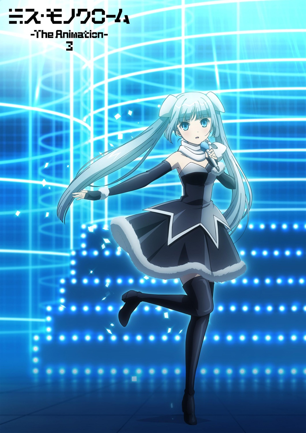 dress heels miss_monochrome miss_monochrome_(character) tagme thighhighs