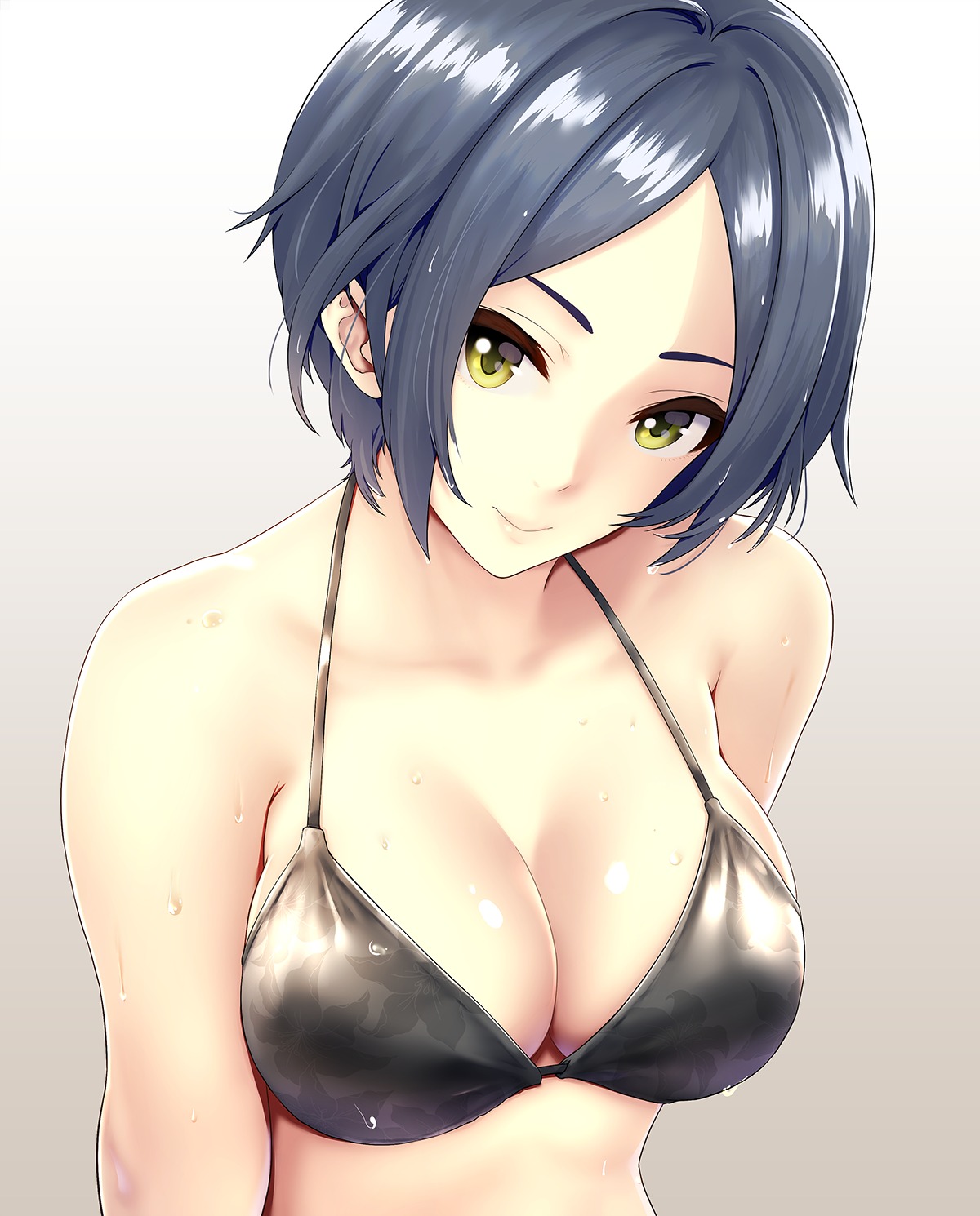 bikini_top cleavage hayami_kanade infinote swimsuits the_idolm@ster the_idolm@ster_cinderella_girls