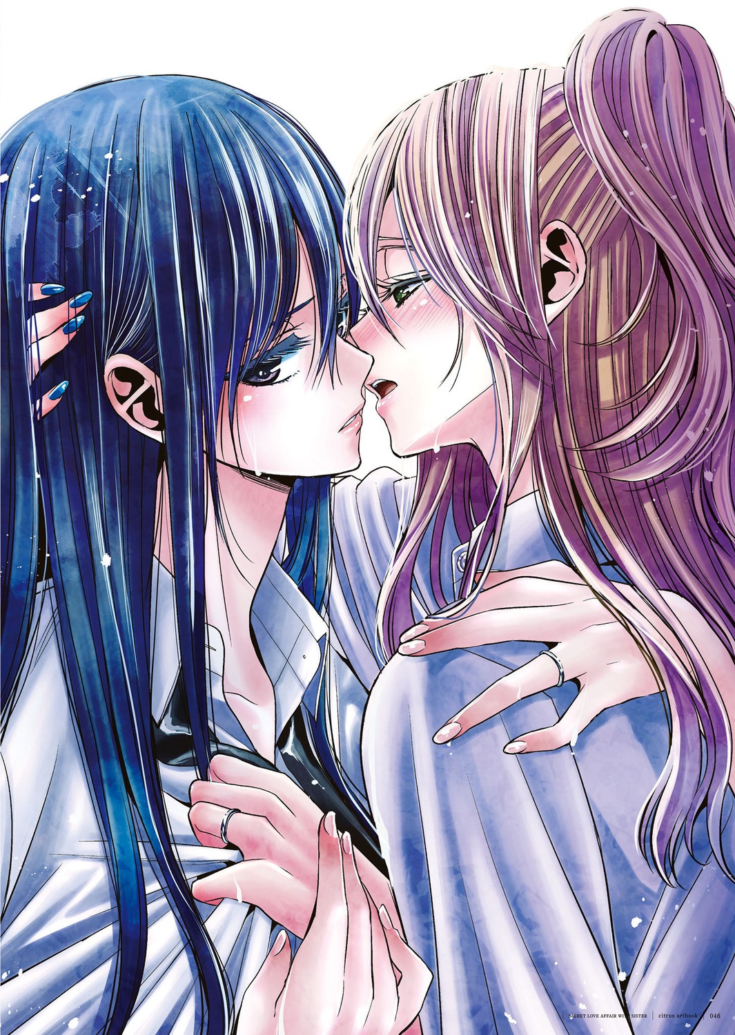 aihara_mei aihara_yuzu_(citrus) citrus_(manga) saburouta seifuku yuri