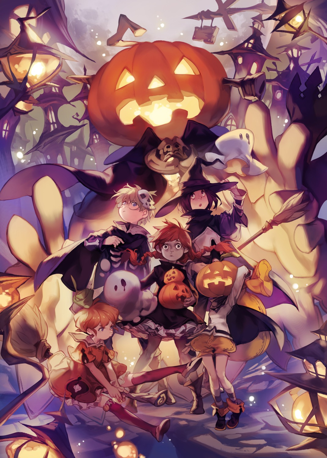 dress halloween lee_hyeseung megane thighhighs witch