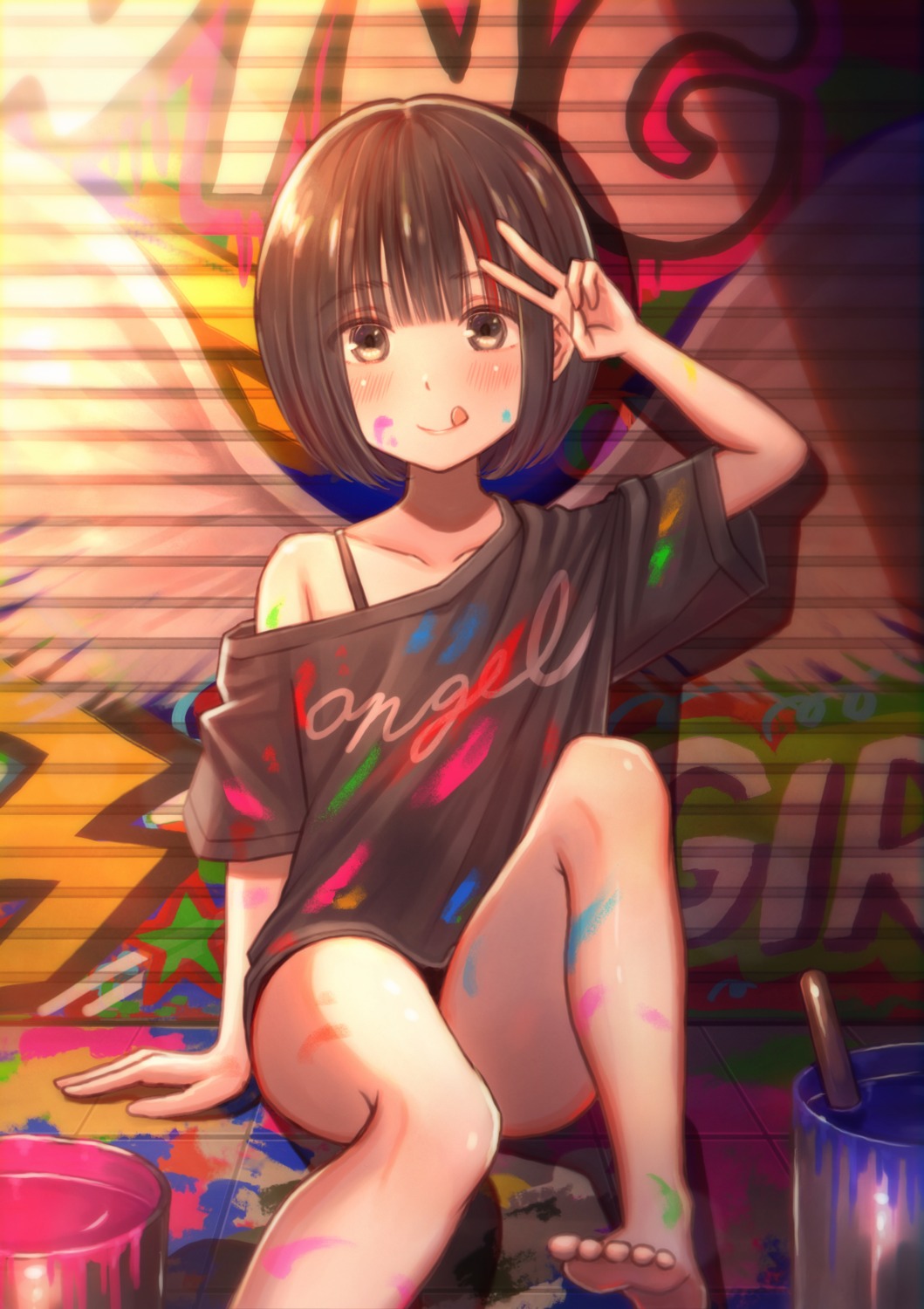 bang_dream! feet mitake_ran tanbonota46