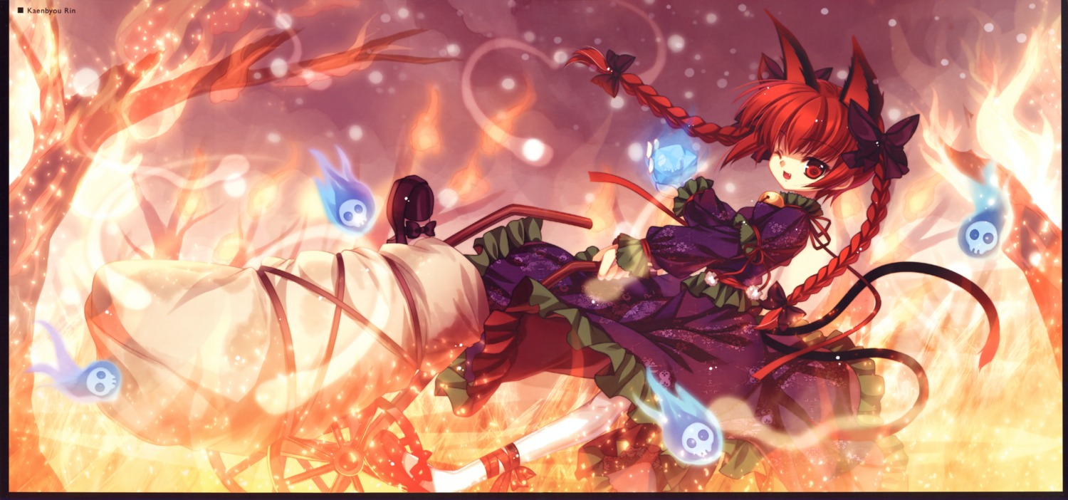 animal_ears capura_lin eternal_phantasia fixed kaenbyou_rin touhou