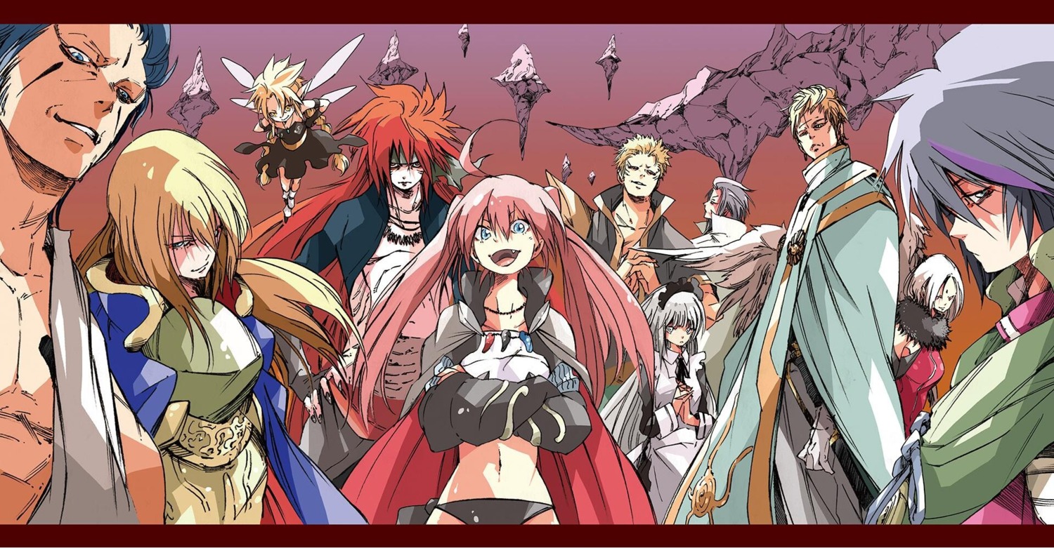 armor bikini_armor carrion clayman_(tensei_shitara_slime_datta_ken) frey_(tensei_shitara_slime_datta_ken) guy_crimson lamrys leon_cromwell luminous_valentine maid makkamu milim_nava tensei_shitara_slime_datta_ken wings