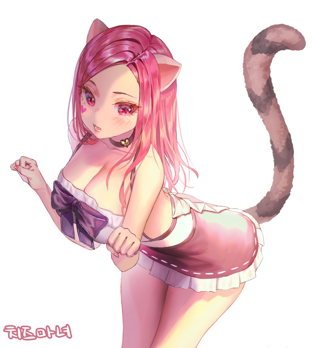 animal_ears myabit no_bra tail