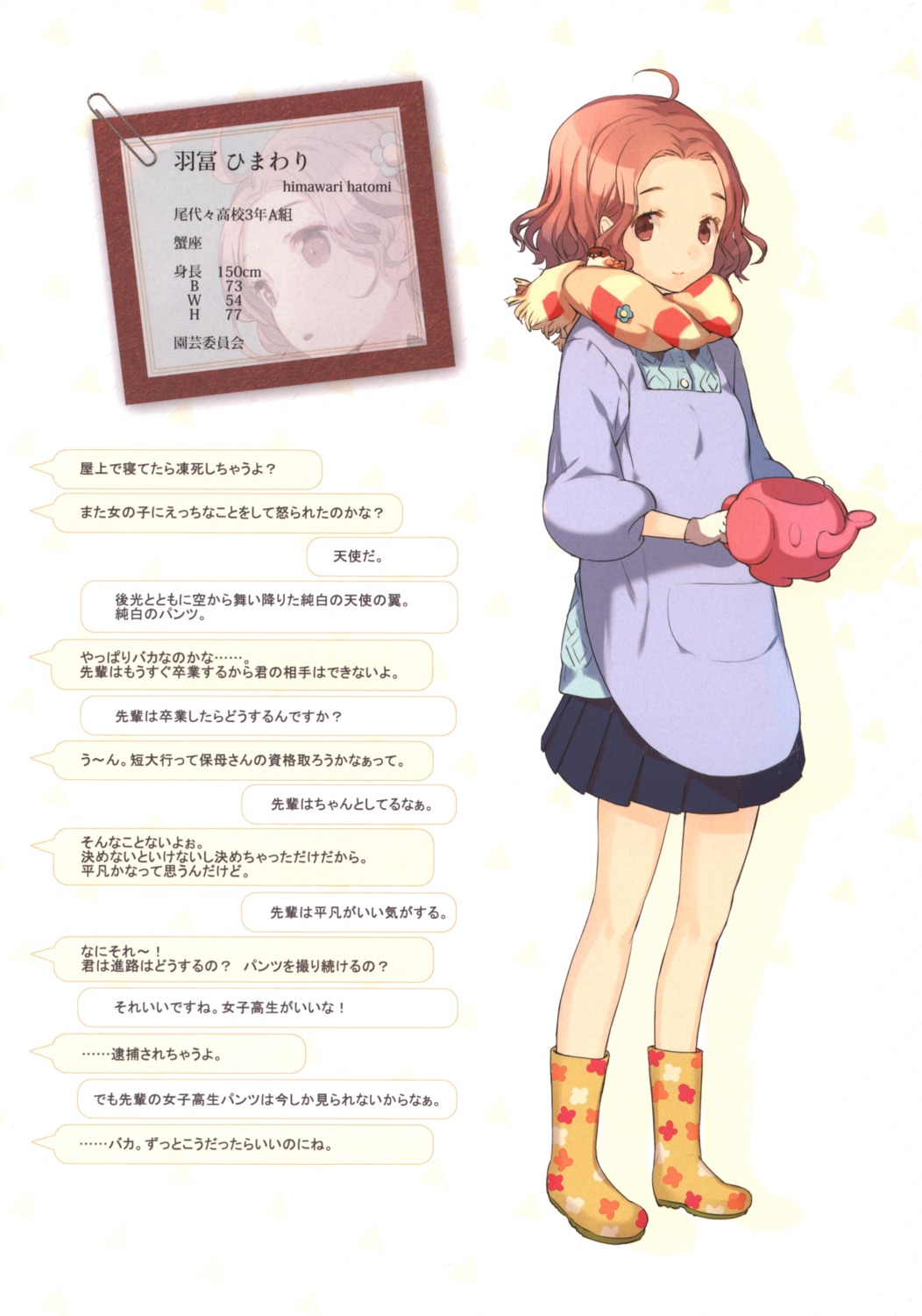 gin_(oyoyo) profile_page seifuku sweater