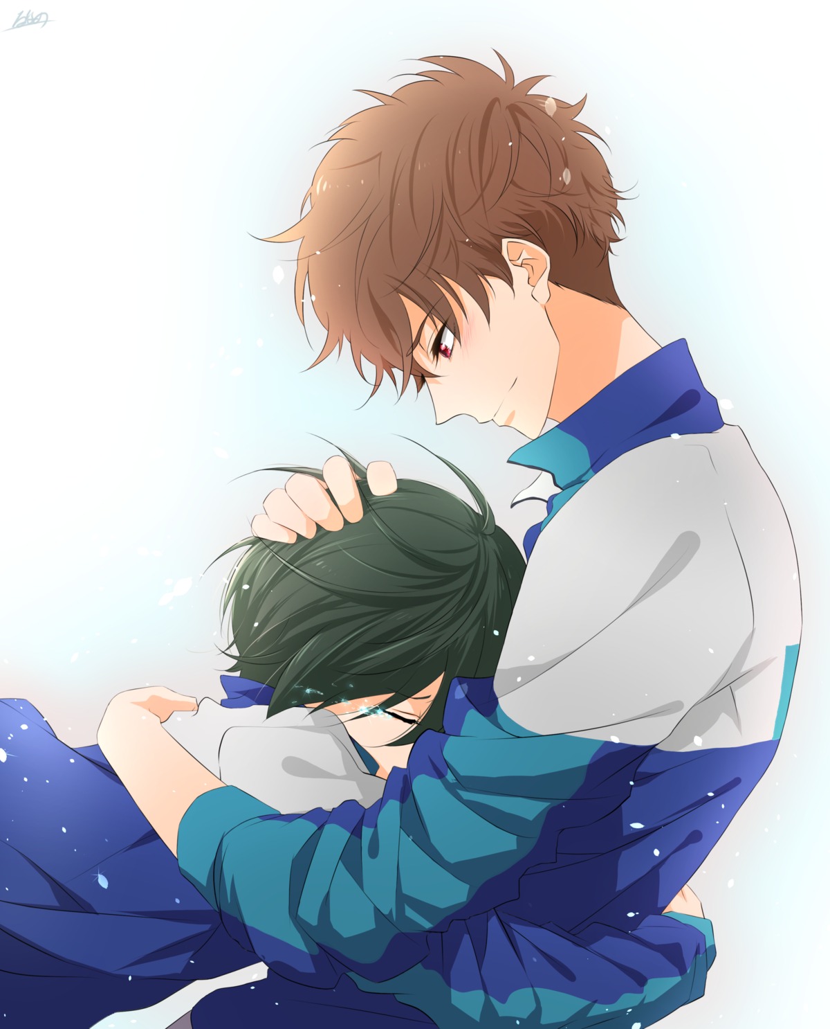 free! high_speed! kirishima_ikuya kirishima_natsuya male runano