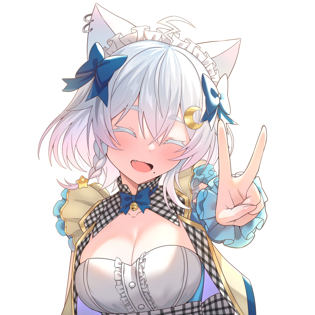 animal_ears bettle_(b_s_a_n) cleavage nekomimi