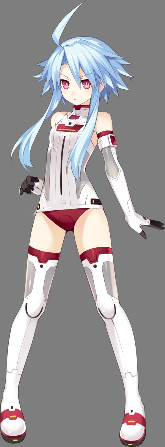 bodysuit choujigen_game_neptune kami_jigen_game_neptune_v thighhighs transparent_png tsunako white_heart