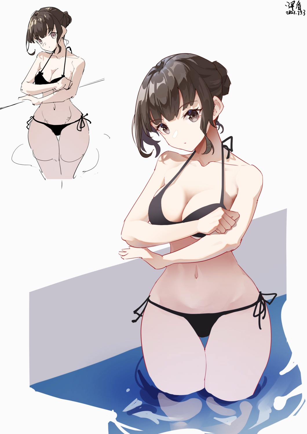 bikini hundun_no_bifang sketch swimsuits