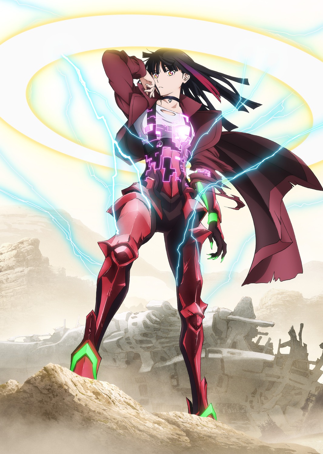 mecha_musume metallic_rouge rouge_redstar torn_clothes