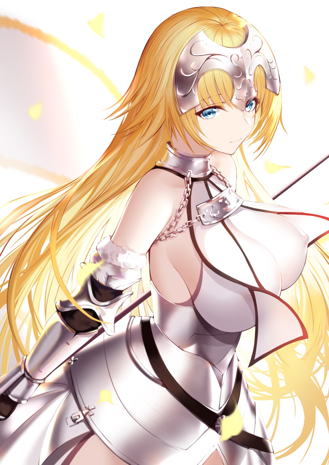 an_yasuri armor erect_nipples fate/grand_order jeanne_d'arc jeanne_d'arc_(fate)