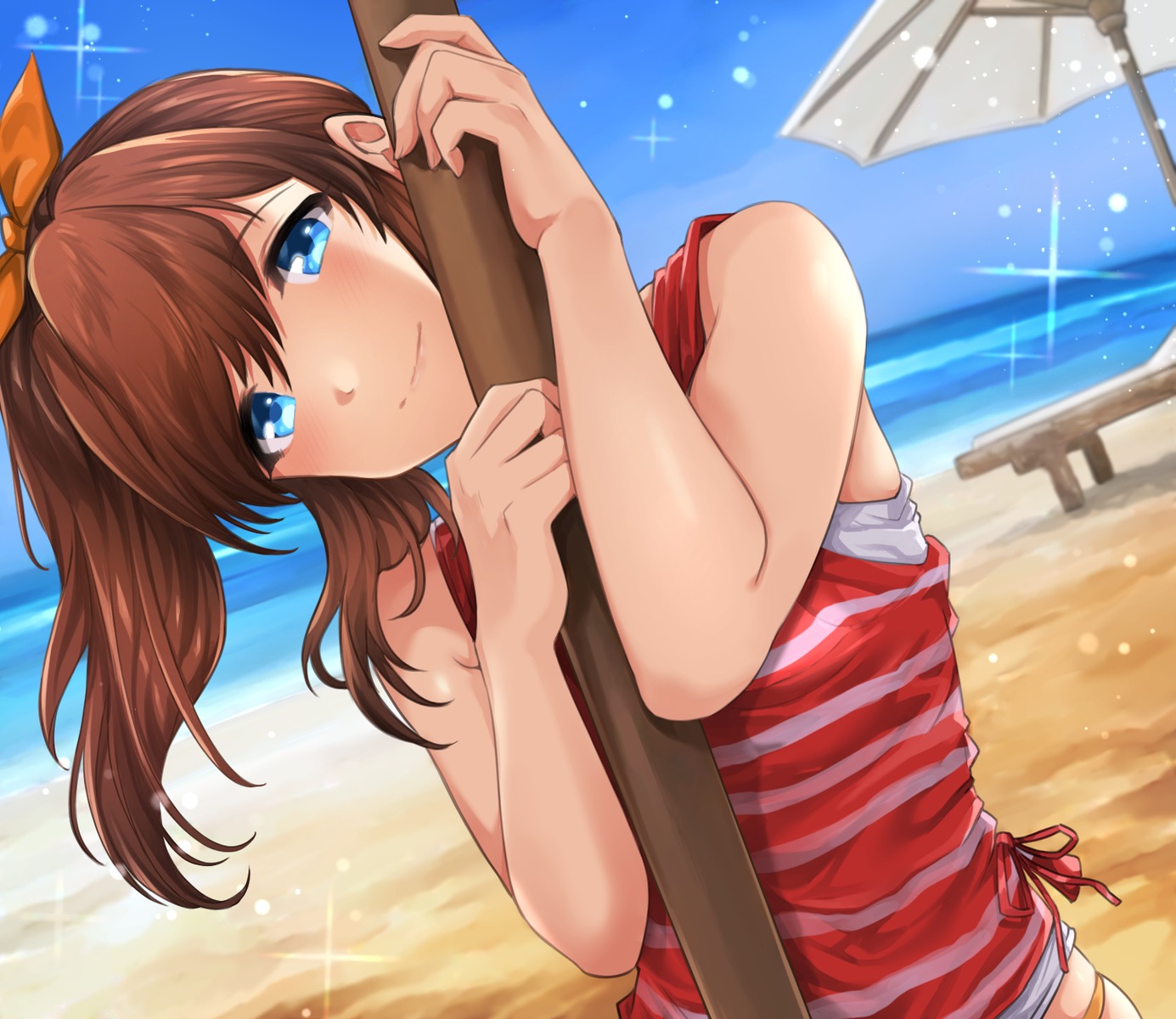 bikini hanamasa_ono satake_minako swimsuits the_idolm@ster the_idolm@ster_million_live!