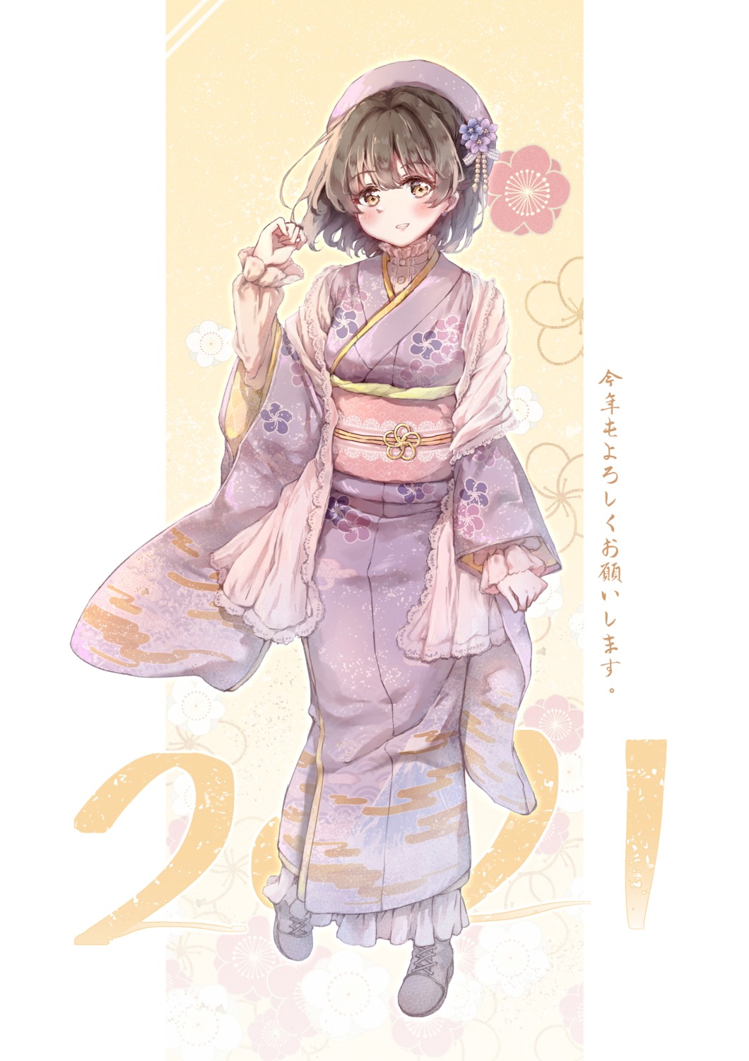 chilia012 kimono takafuji_kako the_idolm@ster the_idolm@ster_cinderella_girls