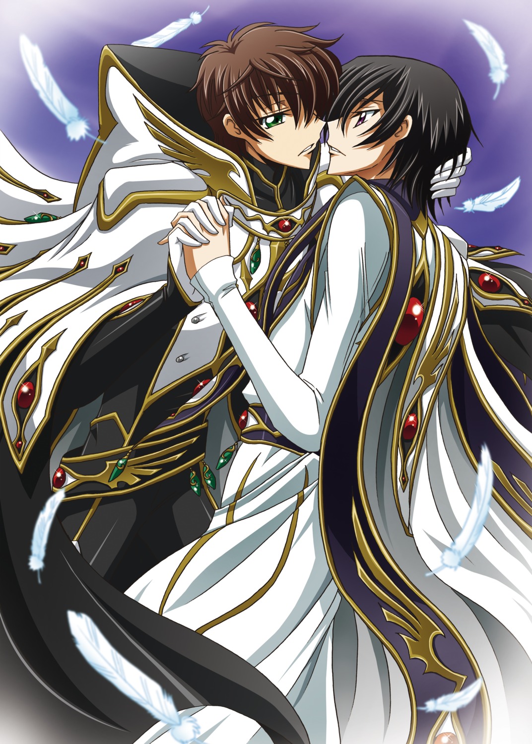 code_geass kururugi_suzaku lelouch_lamperouge male tsunoda_wei yaoi