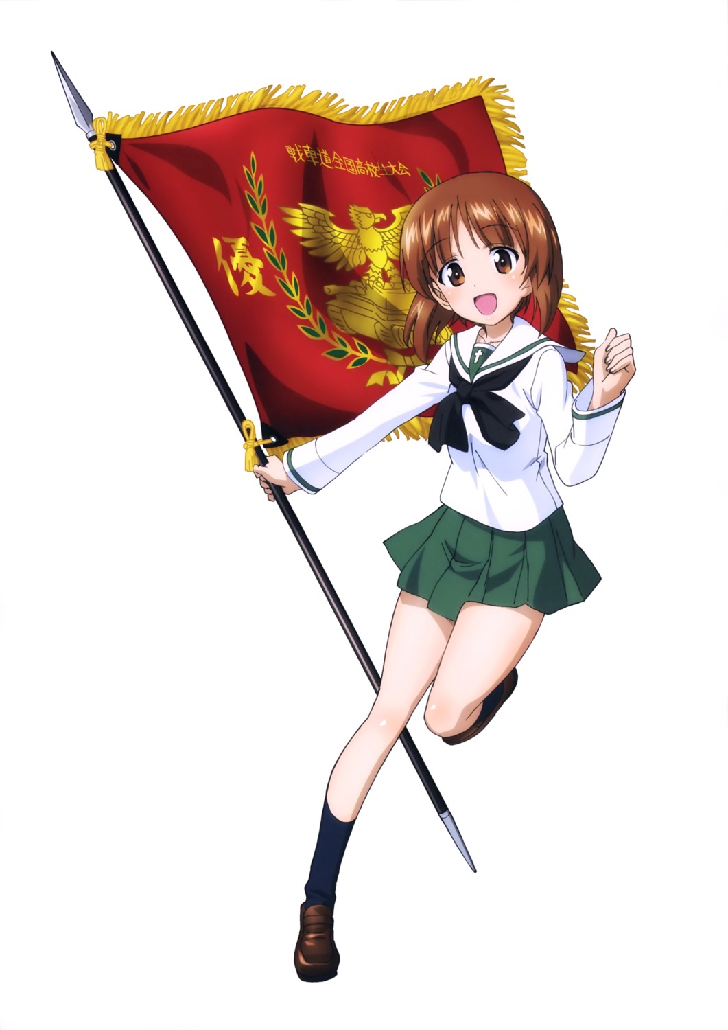 girls_und_panzer nishizumi_miho seifuku