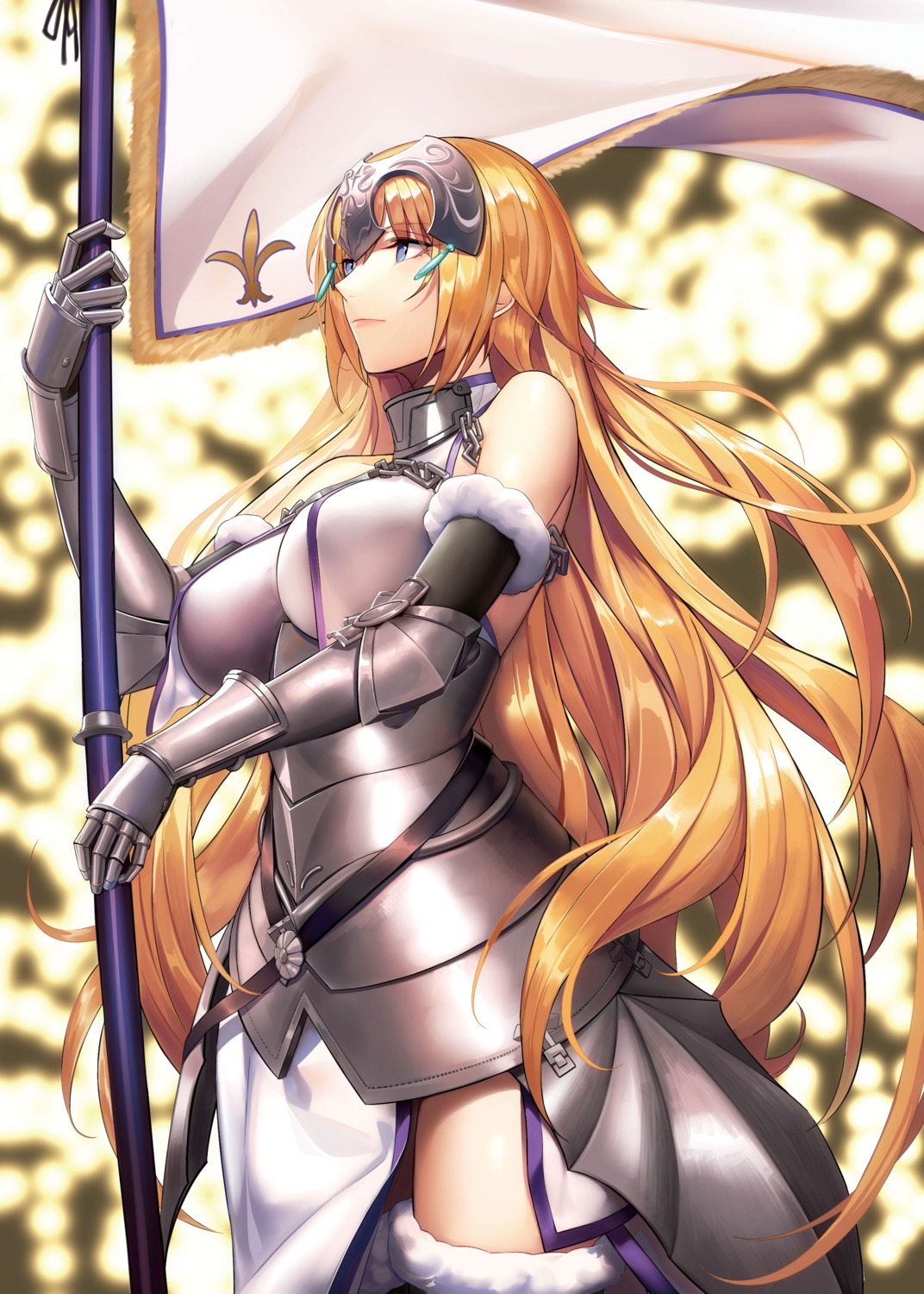 armor fate/grand_order jeanne_d'arc jeanne_d'arc_(fate) thighhighs yagitome87