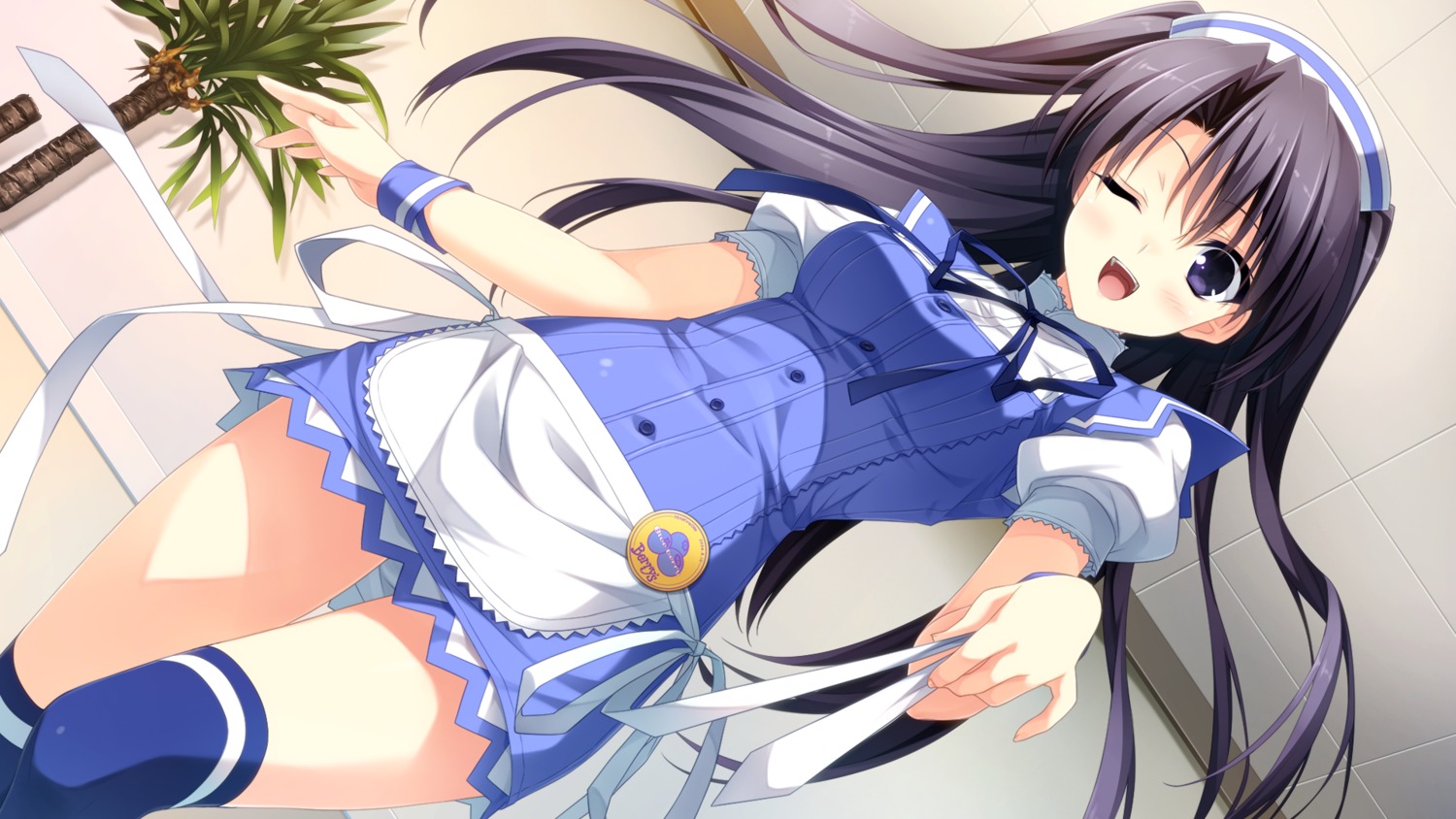 berry's game_cg morikubo_yuna sphere suzuhira_hiro thighhighs waitress