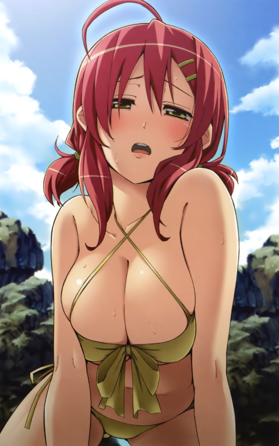 bikini cleavage deardrops fujimaru overdrive_(company) sakurai_kanade_(deardrops) swimsuits wet