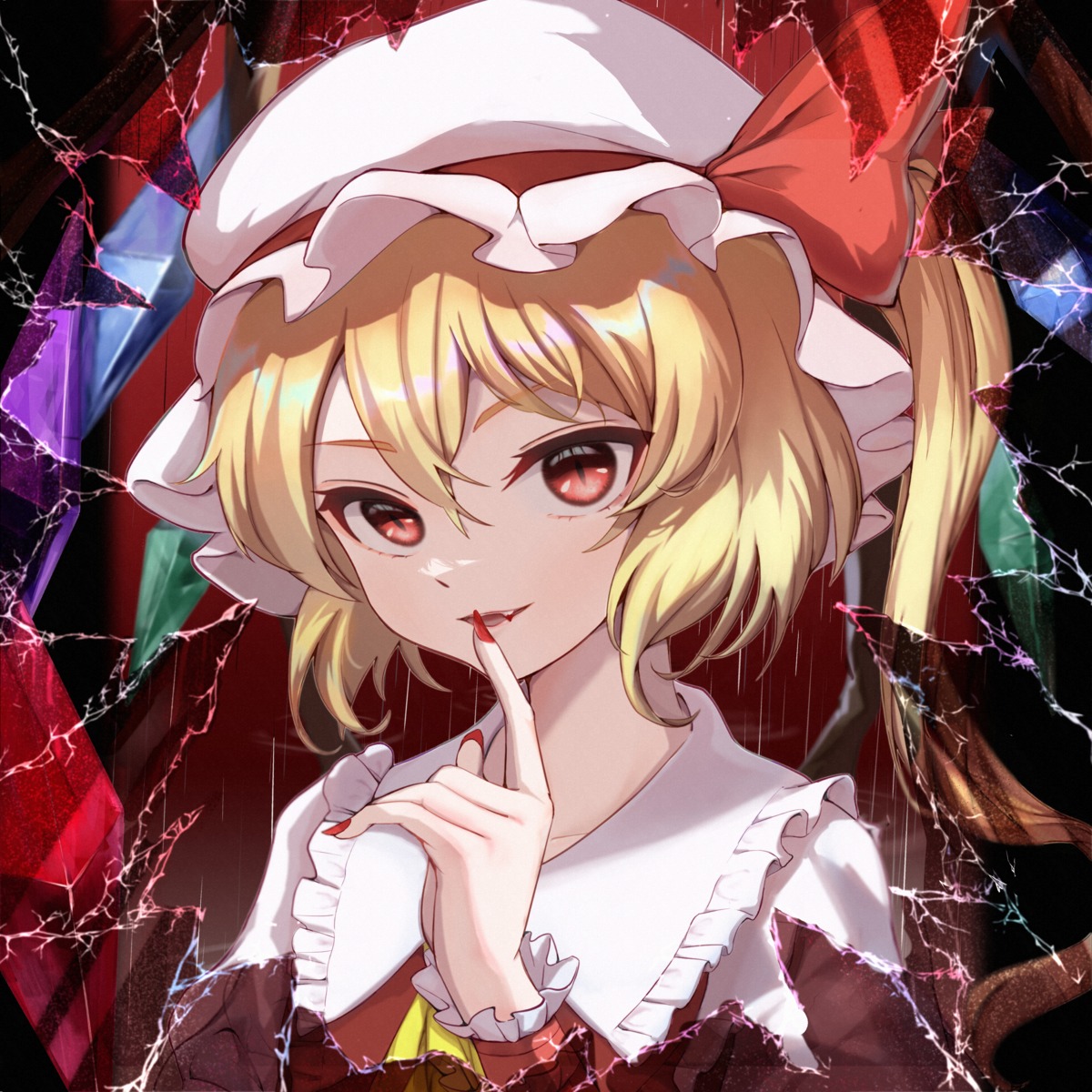 flandre_scarlet kkkkari touhou wings